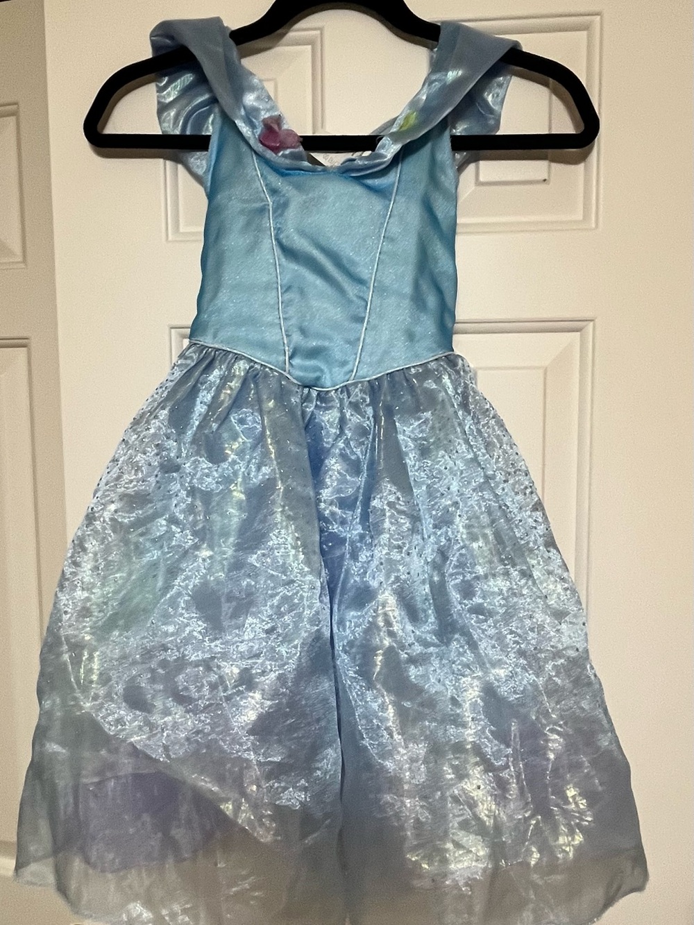 Disney Cinderella Fantasy Play Costume Dress Size 4-6X